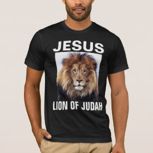 JESUS LION OF JUDAH CHRISTIAN T-Shirts