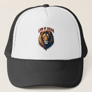 Jesus Lion of Judah Vintage Engraving Christian Te Trucker Hat