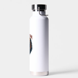 Jesus Lion of Judah Vintage Engraving Christian Te Water Bottle
