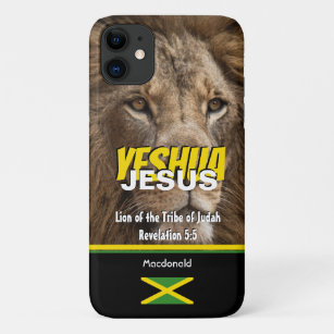 JESUS Lion Tribe of Judah JAMAICA Flag Customized Case-Mate iPhone Case