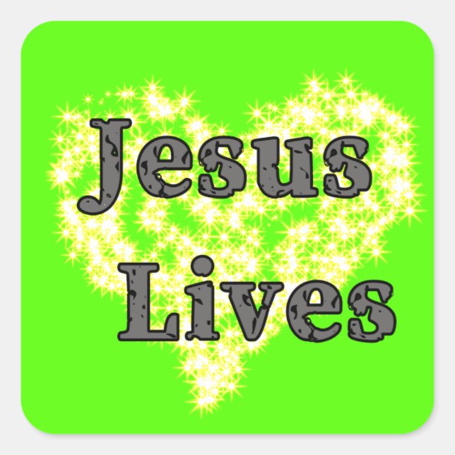 Jesus Lives Sticker  (Front)