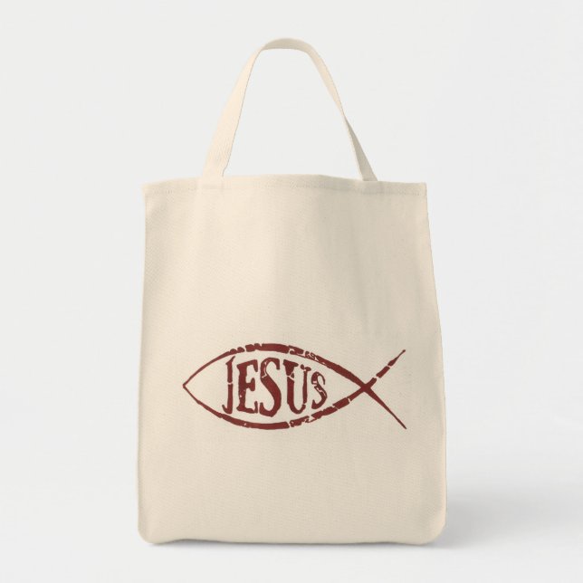 jesus logo tote bag (Front)