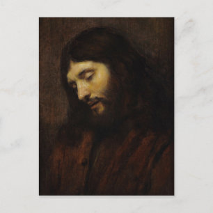 Jesus Looking Downward Postcard