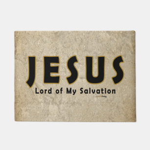 Jesus, Lord of My Salvation (Christian Faith) Doormat