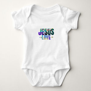 jesus love baby clothes bodysuit