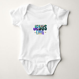 jesus love baby clothes bodysuit