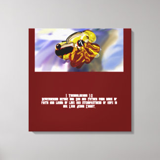 Jesus love canvas print