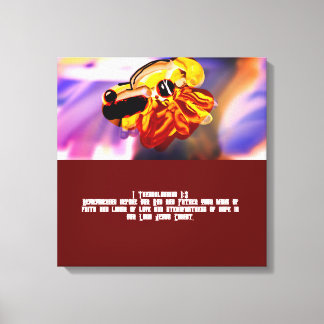 Jesus love canvas print