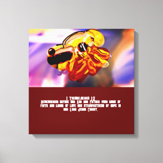Jesus love canvas print