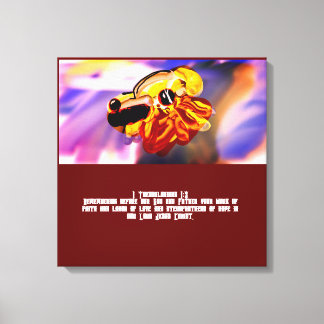 Jesus love canvas print