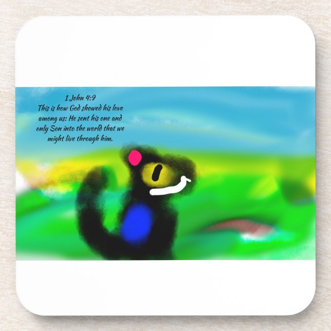 Jesus love  coaster (Front)