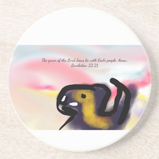 jesus love  coaster (Front)