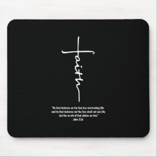 Jesus Love Faith Cross Christian Jesus Faith God Mouse Pad