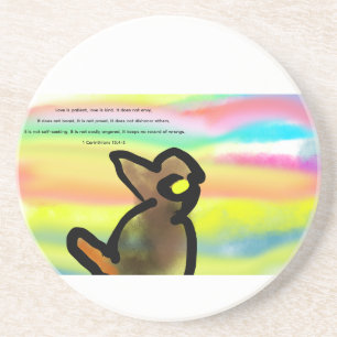 Jesus love forever coaster