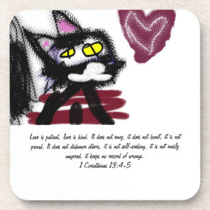 Jesus love forever coaster