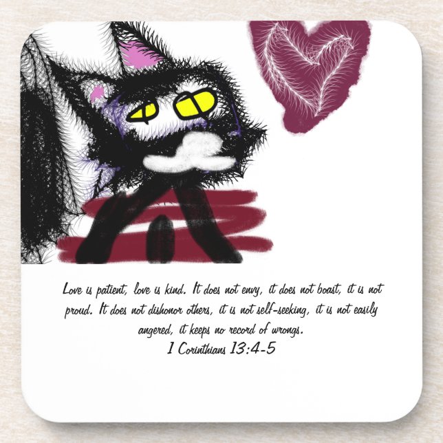 Jesus love forever coaster (Front)