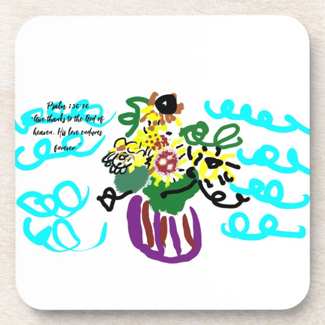 jesus love forever  coaster (Front)
