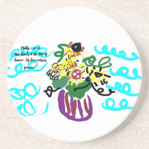 jesus love forever coaster