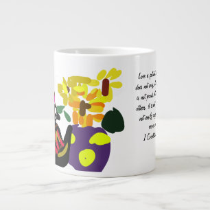 Jesus love forever  large coffee mug