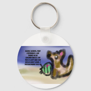 jesus love hope keychain