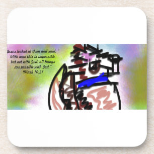 Jesus love imposseible coaster