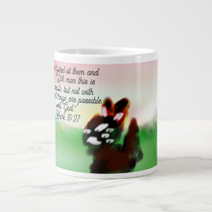jesus love  large coffee mug