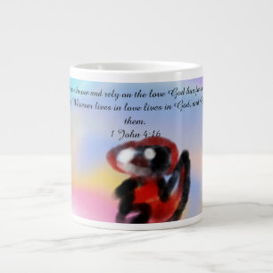 jesus love large coffee mug