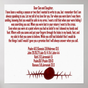 Jesus' Love Letter Poster