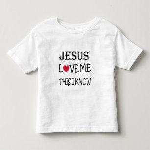 Jesus love me this i know toddler t-shirt