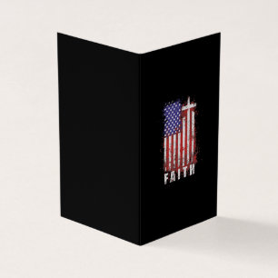 Jesus Love   Patriotic Christian Faith Jesus USA Business Card
