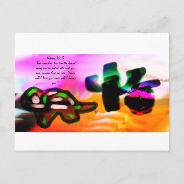 Jesus love  postcard (Front)