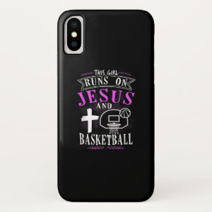 Jesus Love  This Girl Runs On Jesus And Basketball Case-Mate iPhone Case