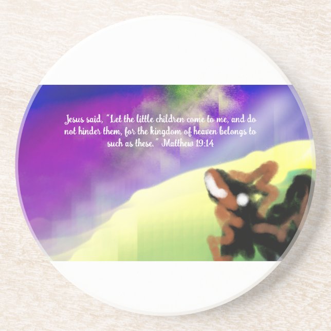 jesus love us  coaster (Front)