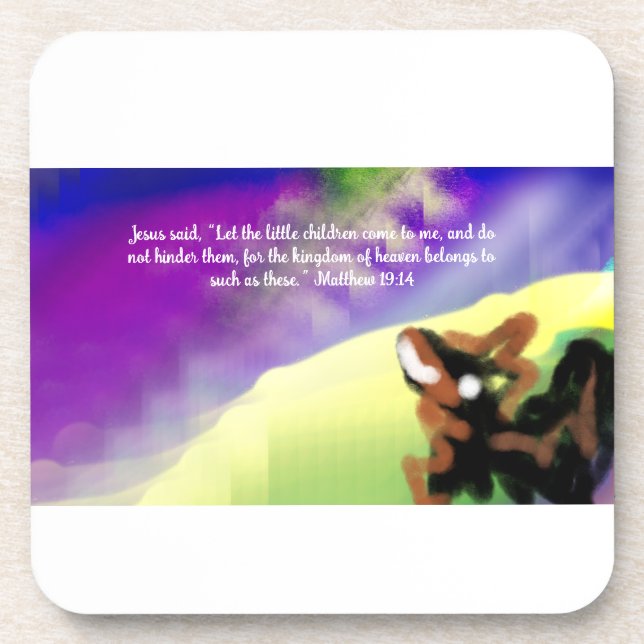 jesus love us  coaster (Front)