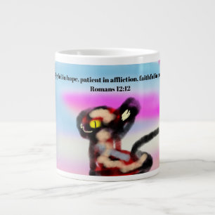 Jesus love us large coffee mug
