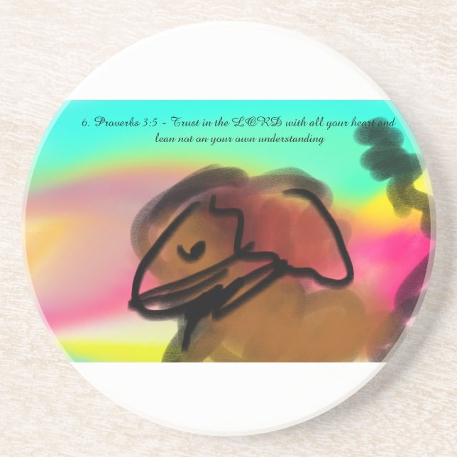 jesus love you coaster (Front)