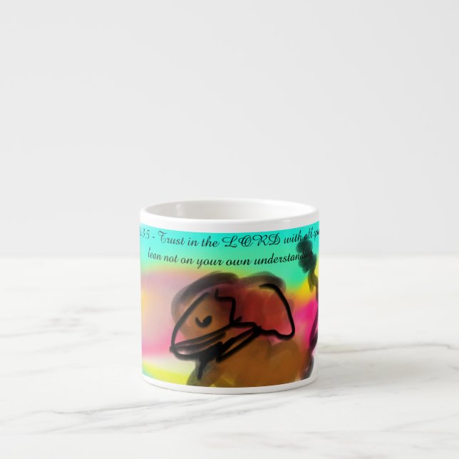 jesus love you espresso cup (Front)