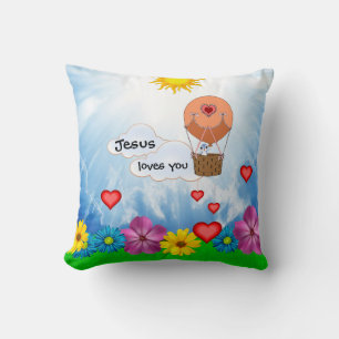 Jesus love you! throw pillow