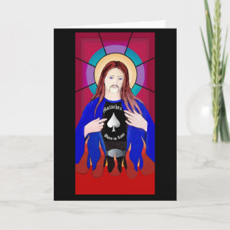 JESUS LOVES LEMMY CARD