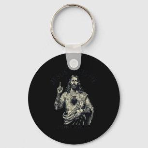 Jesus Loves Me And My Tattoos Christian Tattooed T Keychain