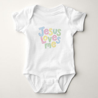 Jesus Loves Me Baby Bodysuit