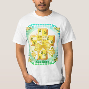 Jesus Loves Me Christian Cross T-Shirt