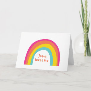 Jesus loves me. Greeting Cards