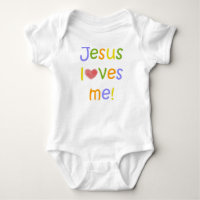 Jesus Loves Me Infant Creeper