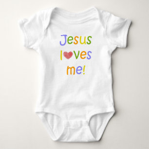 Jesus Loves Me Infant Creeper
