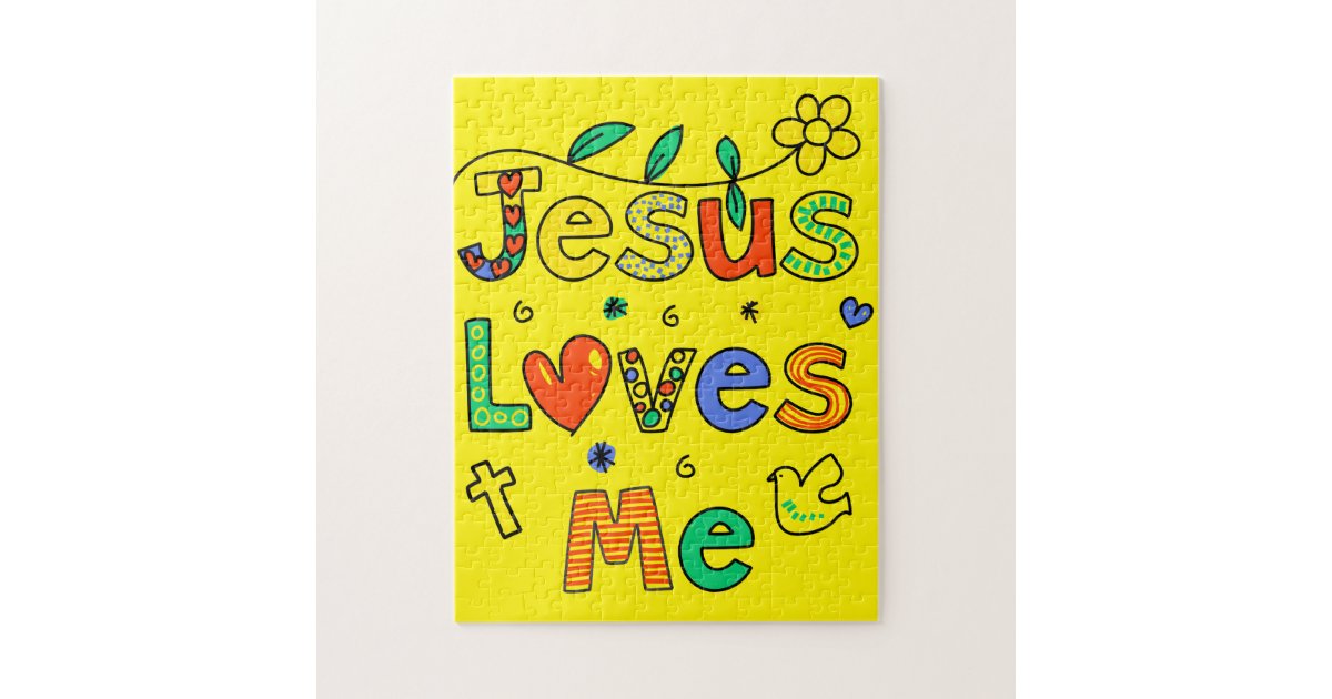 Jesus Loves Me Jigsaw Puzzle | Zazzle