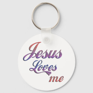 Jesus Loves me Keychain