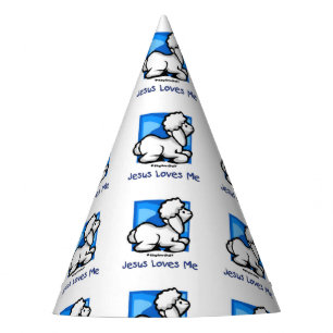 Jesus Loves Me Lamb Party Hat