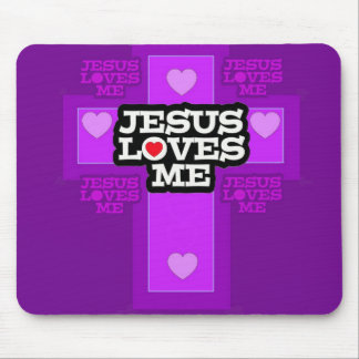 Jesus Loves Me. Mouse Pad