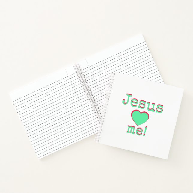 Jesus loves me! notebook (Inside)